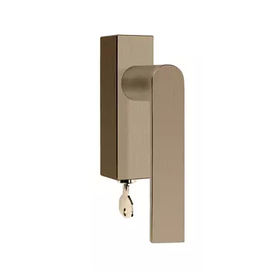 Draaikiep raamkruk links PVD licht brons Arc Piet Boon PBA101-DKLOCK